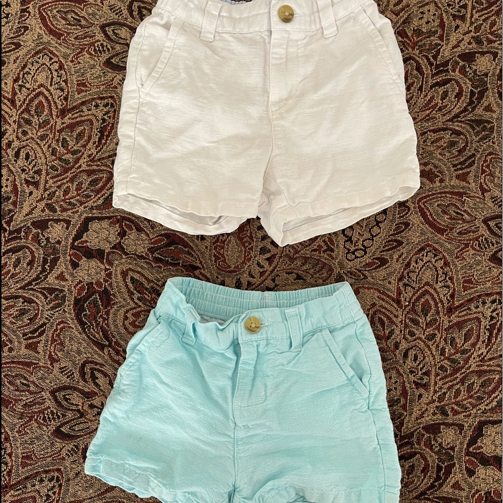 Janie and jack infant linen shorts